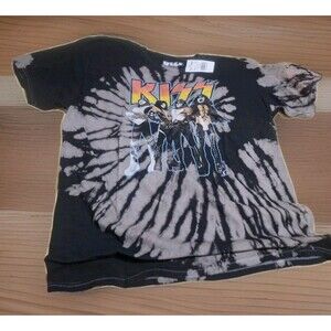 Kiss Rock Band Tye Dye Size Medium T- Shirt New With Tags